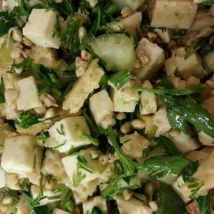 Рецепт Салата с зеленой гречкой