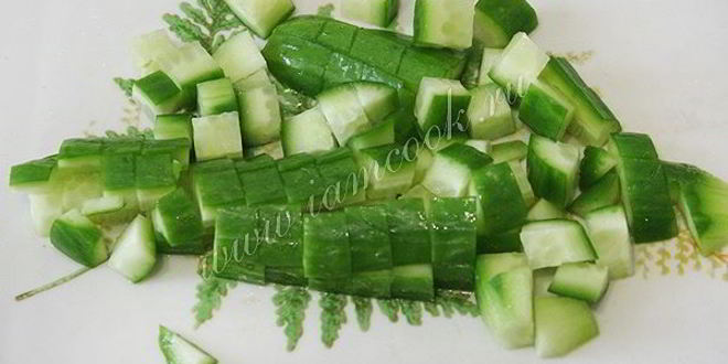 Рецепт салата зеленого греческого с брынзой