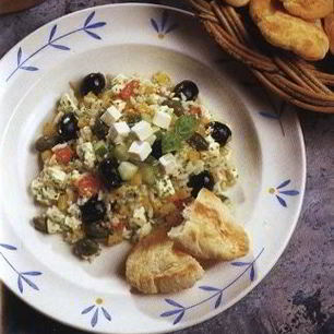 Рецепт Теплого греческого салата