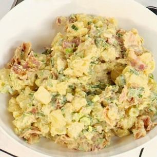 Рецепт Картофельного салата с беконом