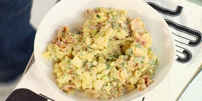 Рецепт картофельного салата с беконом