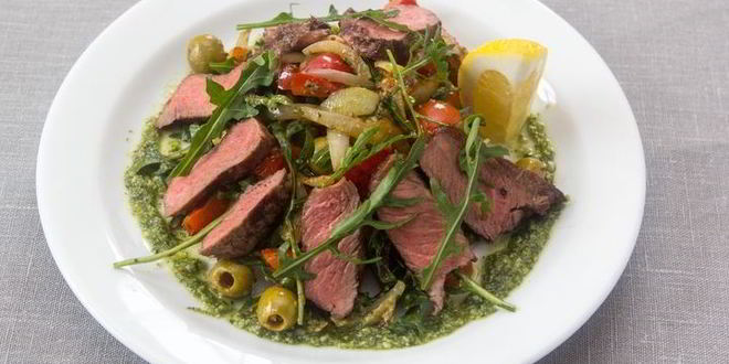 Рецепт картофельного салата с говядиной