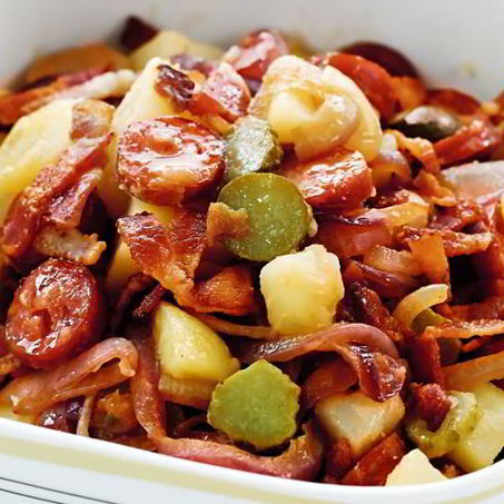 Рецепт Картофельного салата с копченостями