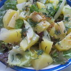 Рецепт Картофельного салата с кукурузой