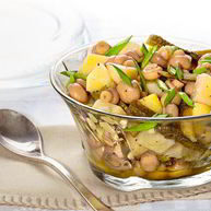 Рецепт Картофельного салата с маринованными шампиньонами