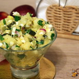 Рецепт Картофельного салата с яйцом и зеленью