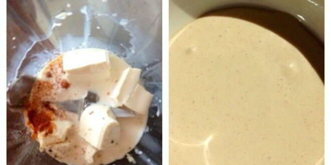 Рецепт картофельного салата с заправкой из феты