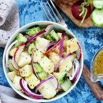 Овощной картофельный салат