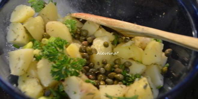 Рецепт простого картофельного салата