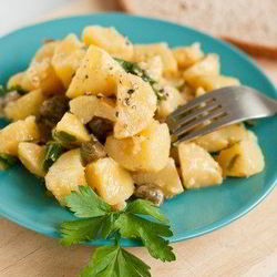 Рецепт Салата из молодого картофеля с гуакамоле