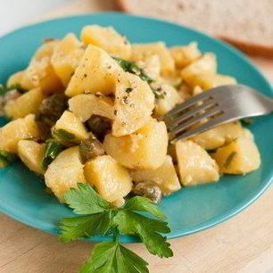 Рецепт Салата из молодого картофеля с гуакамоле