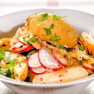 Рецепт Салата из молодого картофеля