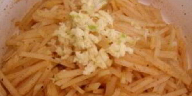 Рецепт салата картофельного корейского