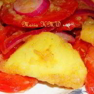 Рецепт Салата картофельного с помидорами