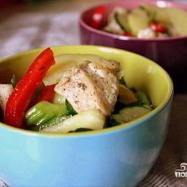 Рецепт Салата с картофелем и курицей