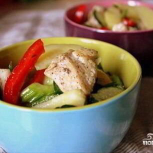 Рецепт Салата с картофелем и курицей