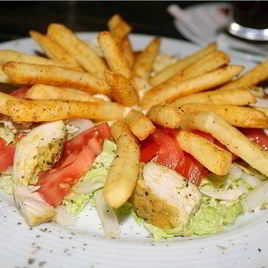 Рецепт Салата с картошкой фри