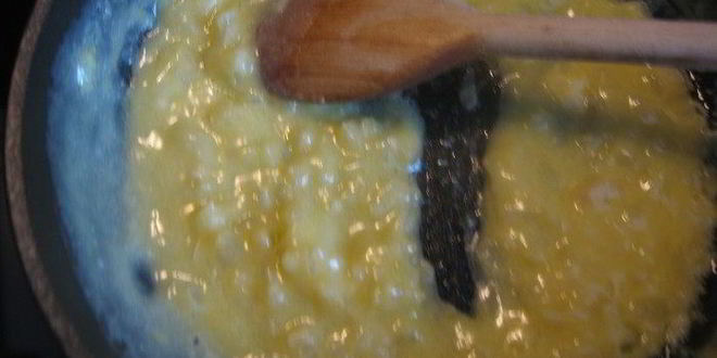 Рецепт теплого картофельного салата с телятиной