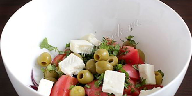 Рецепт теплого салата с картофелем