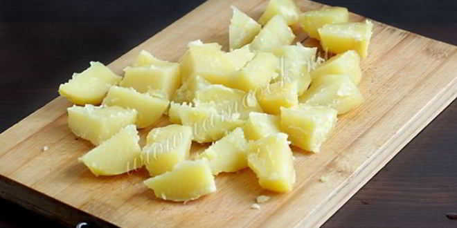 Рецепт теплого салата с картофелем