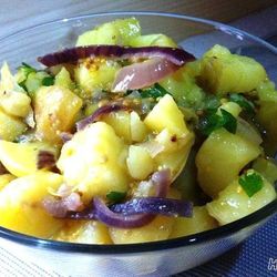 Рецепт Теплого салата с молодым картофелем