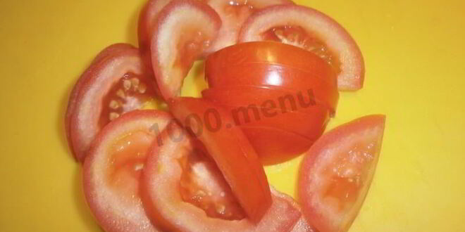 Рецепт хлебного салата с помидорами