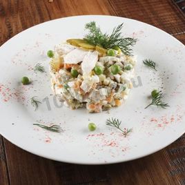 Рецепт Классического оливье с курицей