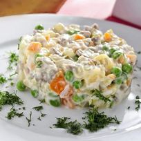 Рецепт Классического оливье с мясом говядины