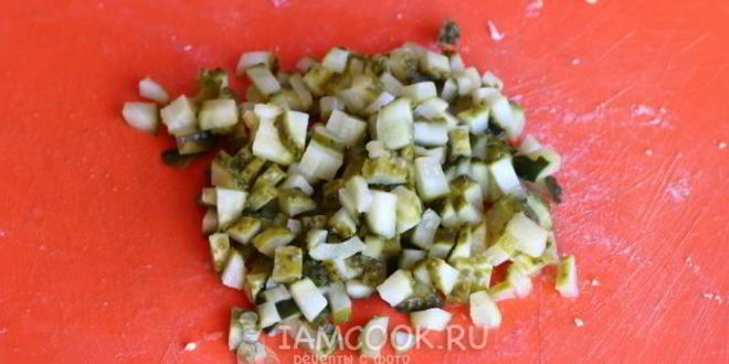 Рецепт классического салата оливье с курицей