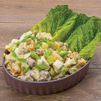 Новогодний советский Оливье с говядиной