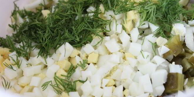 Рецепт оливье по-летнему