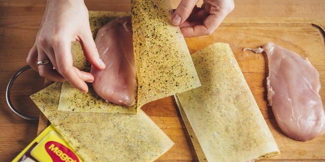 Рецепт оливье с ароматной куриной грудкой