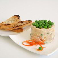 Рецепт Оливье с горчичной заправкой