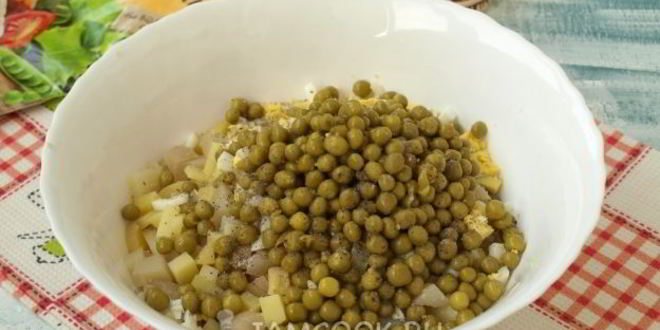 Рецепт оливье с колбасой и корейской морковью