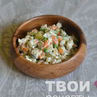 Рецепт Оливье с курицей