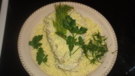 Рецепт Оливье с оригинальном соусом