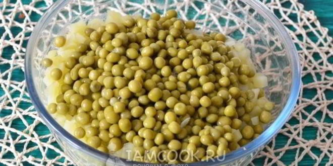 Рецепт оливье с ветчиной