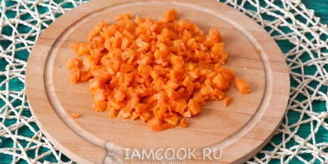 Рецепт оливье с ветчиной