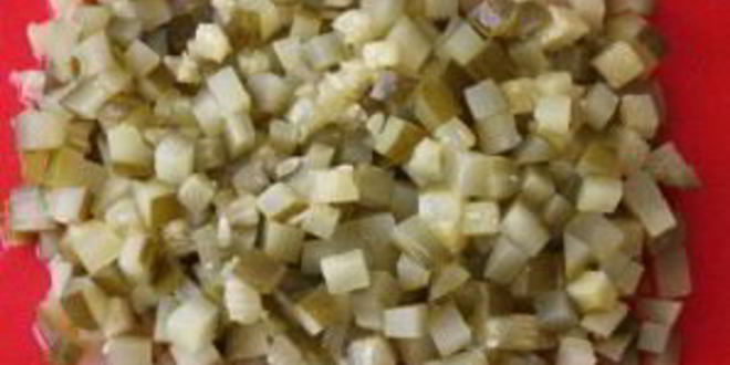 Рецепт оливье со свининой