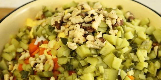 Рецепт оливье вегетарианский