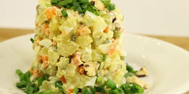 Рецепт оливье вегетарианский