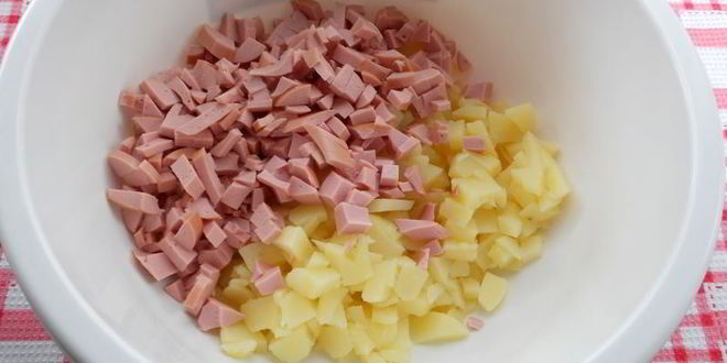 Рецепт салата летнего оливье