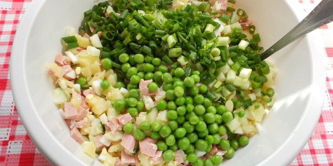 Рецепт салата летнего оливье