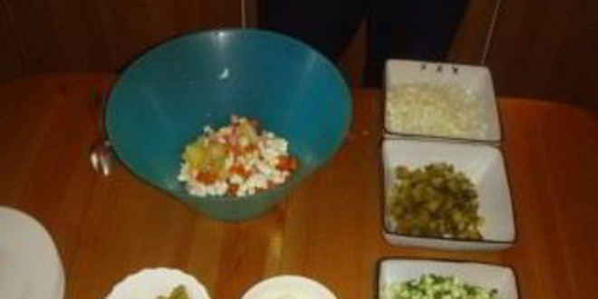 Рецепт салата оливье по-домашнему