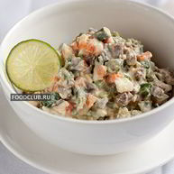 Рецепт Салата оливье по Дюкану