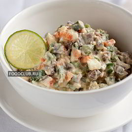 Рецепт Салата оливье по Дюкану