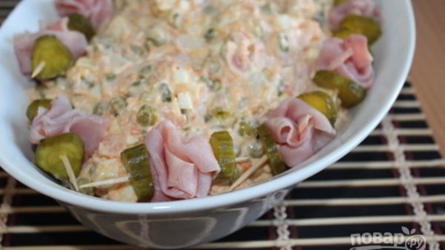 Рецепт салата оливье русс