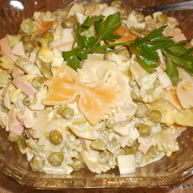 Рецепт Салата Оливье с макаронами