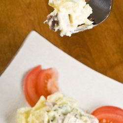 Рецепт Салата оливье с печенью