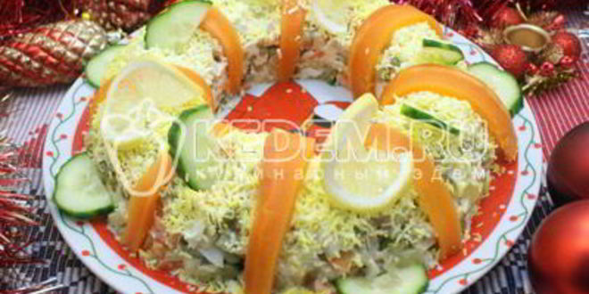 Рецепт салата с курицей праздничное оливье